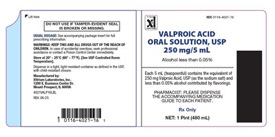 16 Oz Bottle (Valproic Acid 16 Oz Bottle)